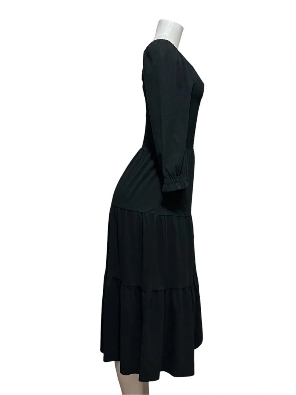 J. Crew Maxi Dress 100% Cotton Smocked Tiered NEW XXS Summer Modest Whimsygoth